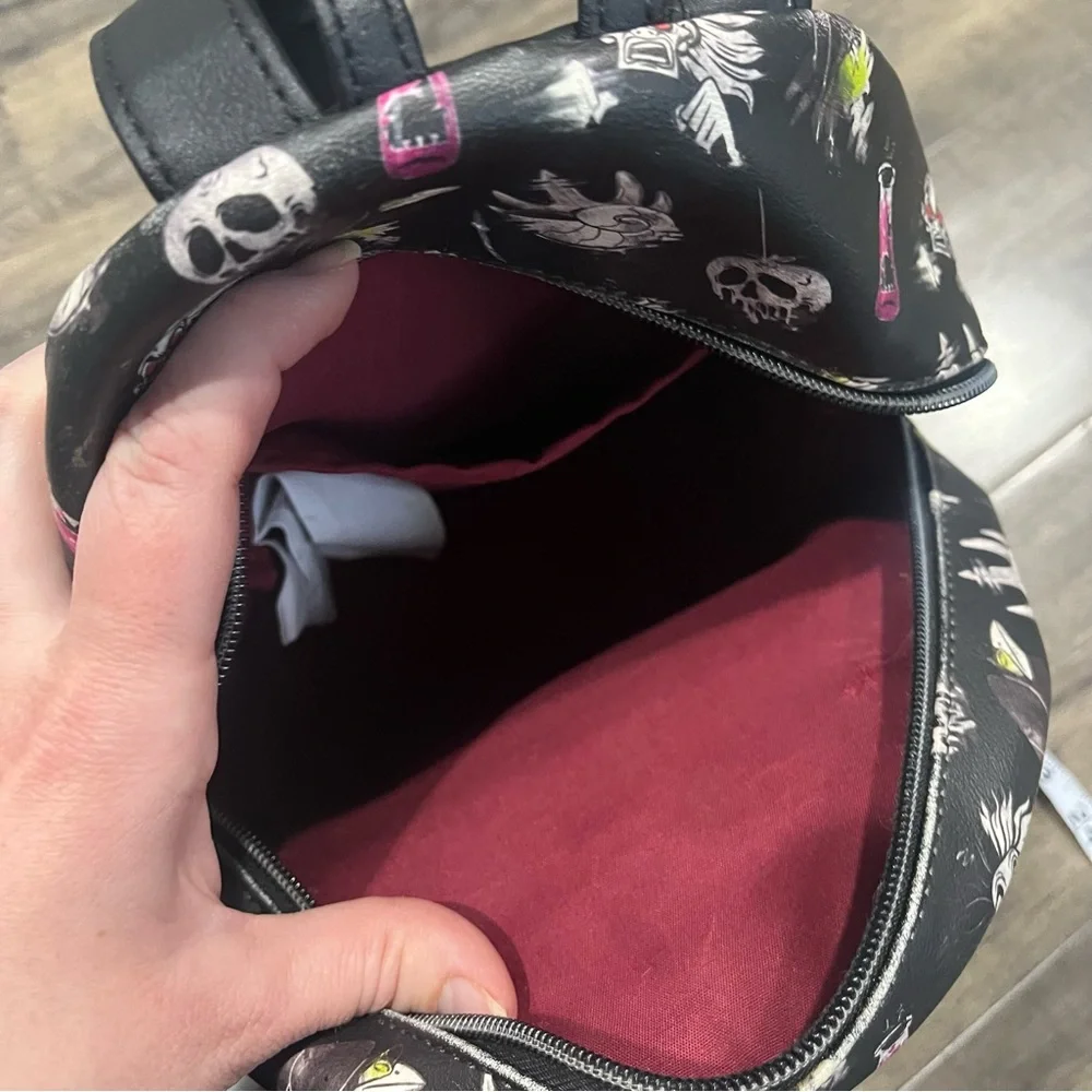 LOUNGEFLY DISNEY VILLAINS MINI BACKPACK MALEFICENT URSULA CRUELLA EVIL QUEEN